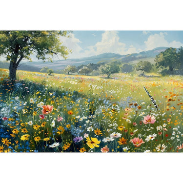 Oil Canvas Wild Flowers